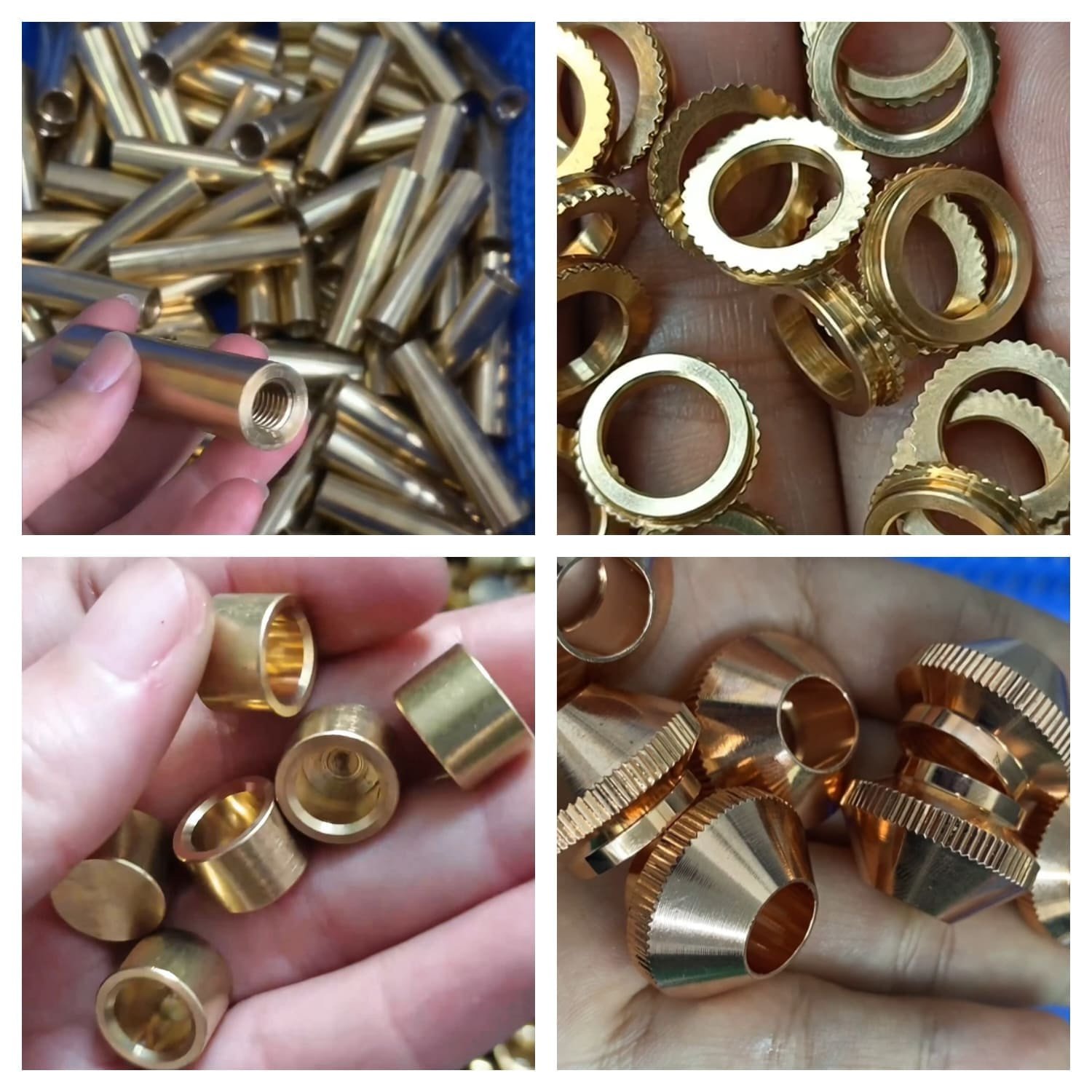 CNC turned bushings, metal sleeves, and cylindrical spacers