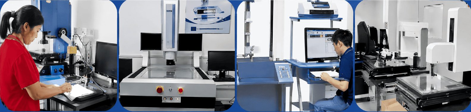 Ingeniero revisando planos de piezas de torneado CNC