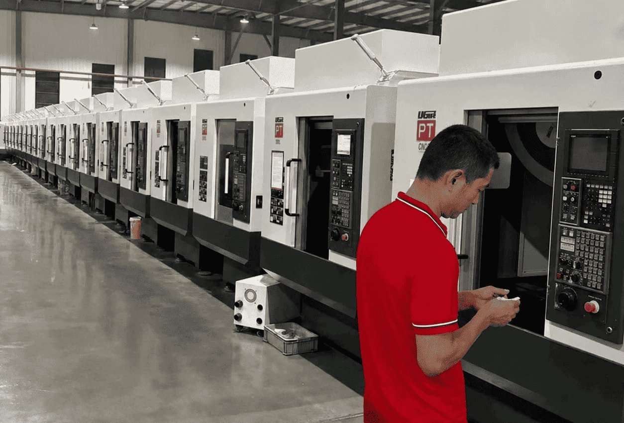 Instalación de mecanizado CNC
