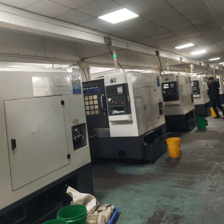 CNC turning production area