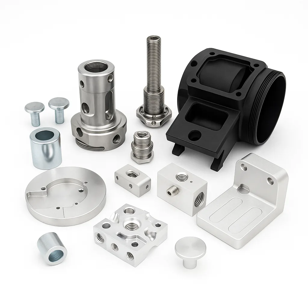 CNC manifold block with cross holes