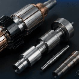 Motor shafting machining