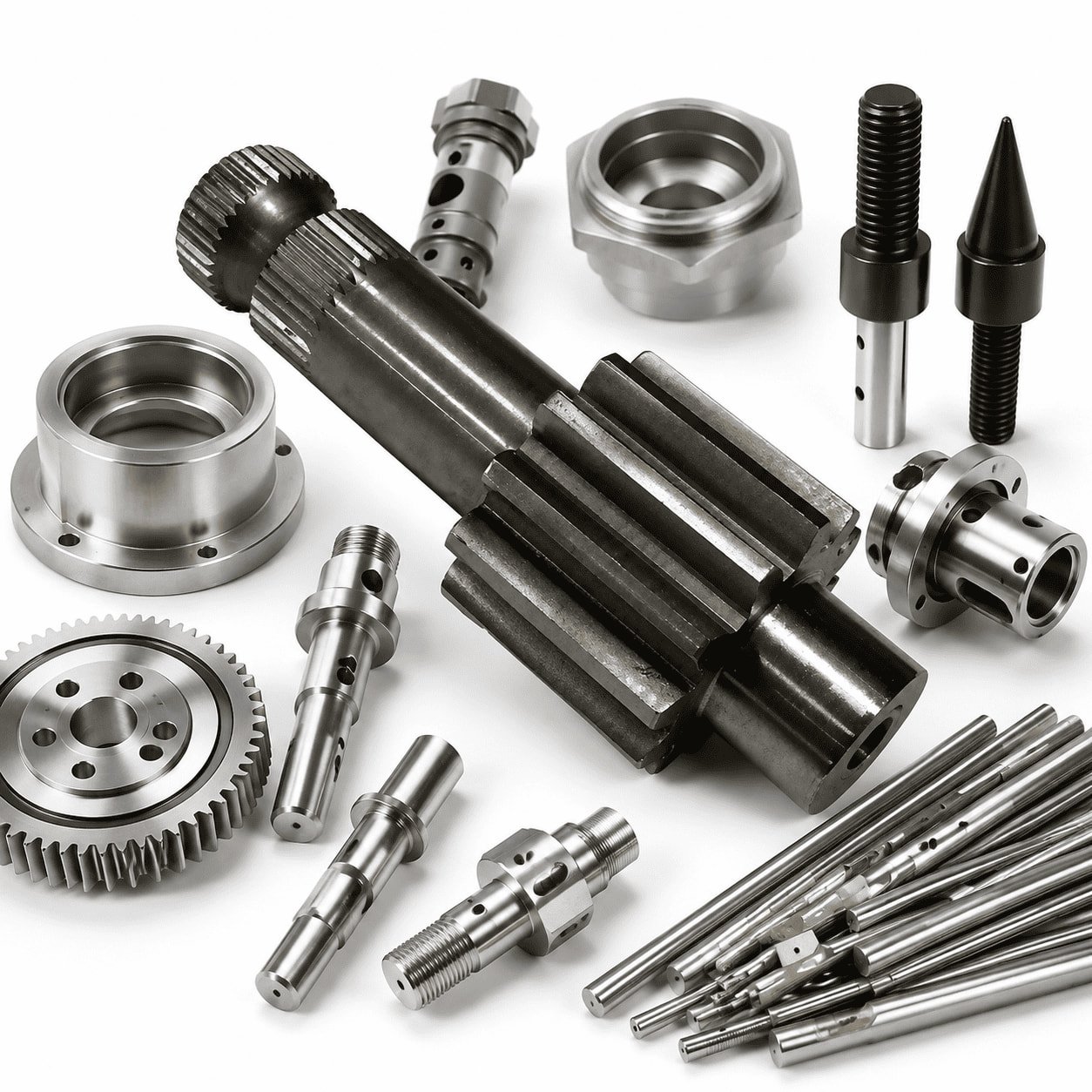 Pinion shafts CNC machining