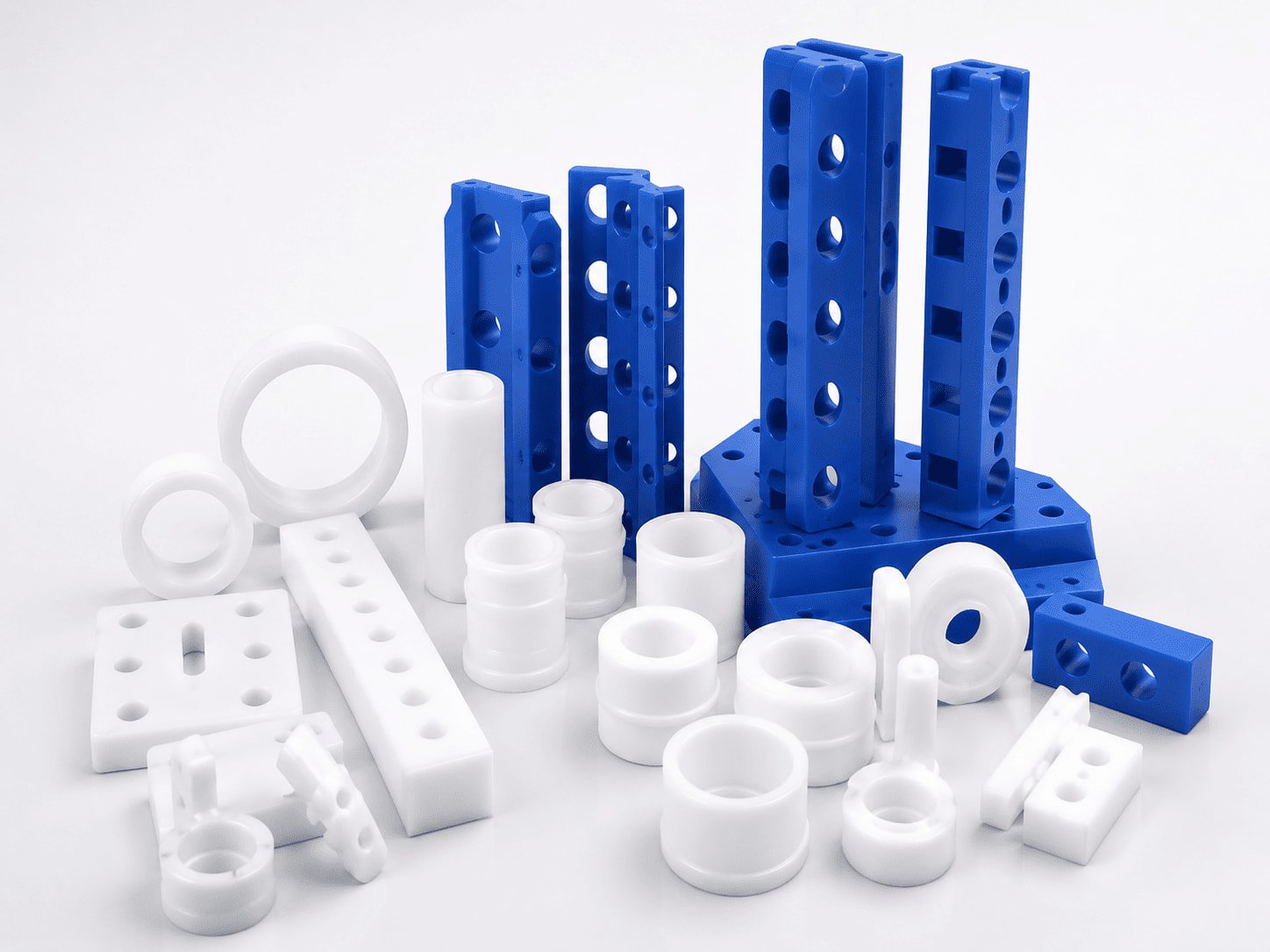 CNC plastic machining process