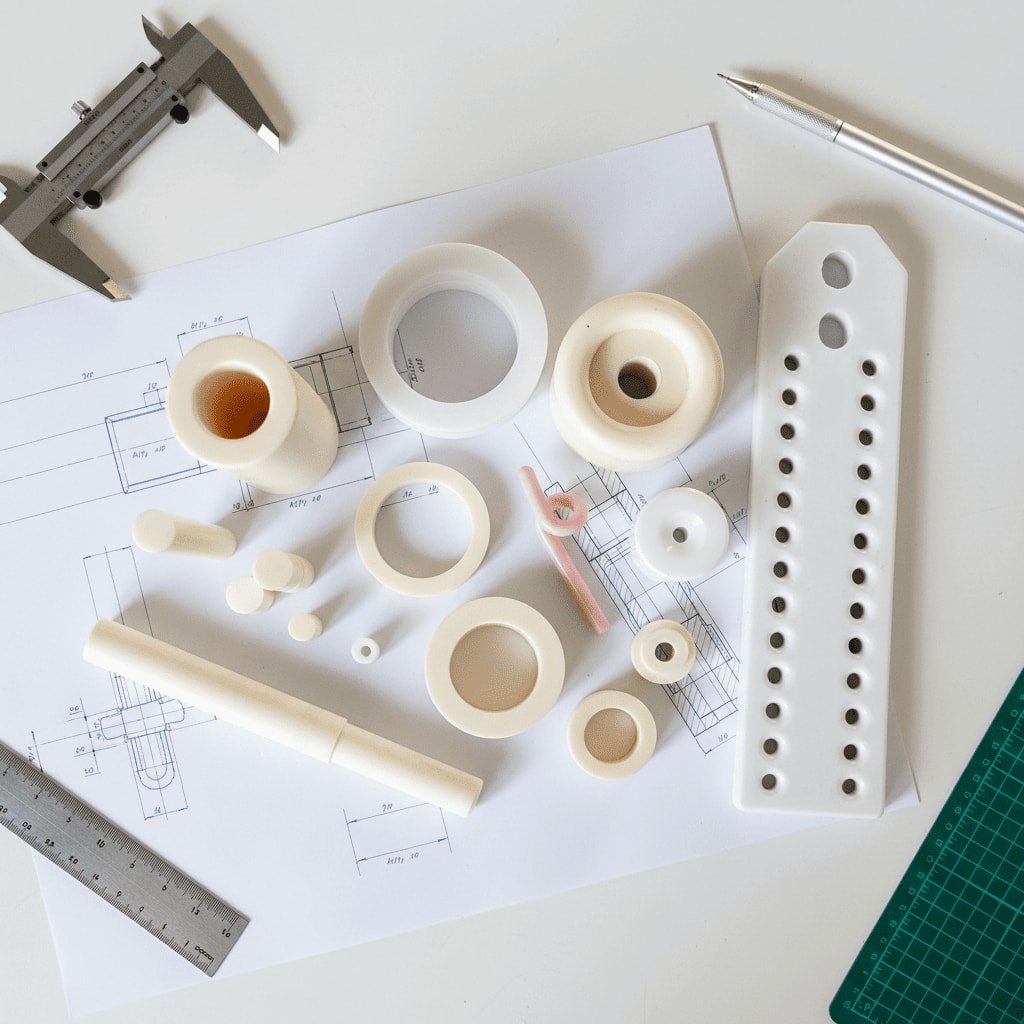 Plastic Turned Components - Plastic CNC turning