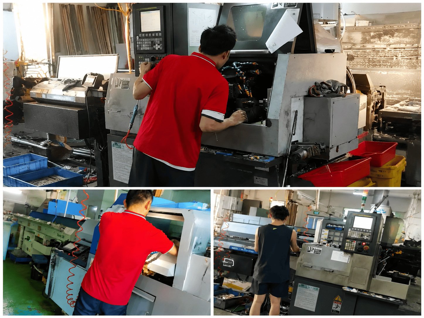 CNC lathe precision shaft machining process