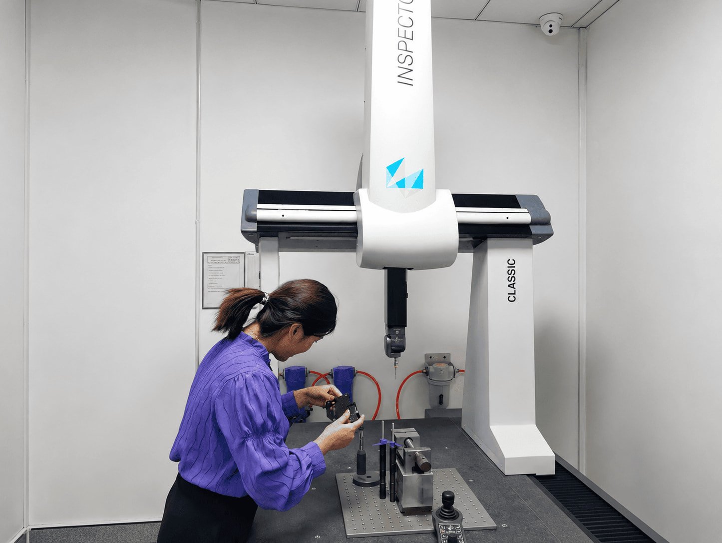 Thread inspection for steel CNC parts