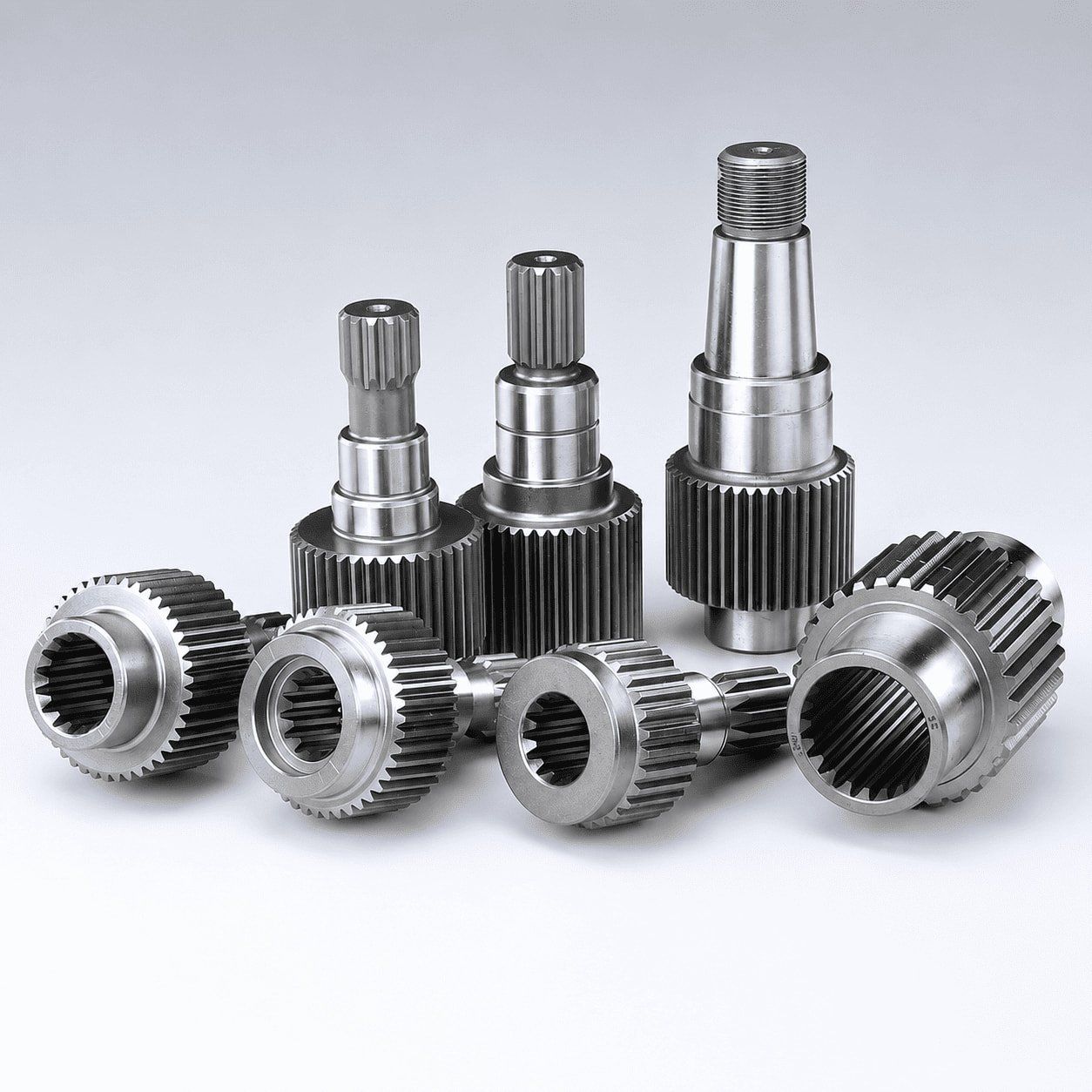 Spline shaft machining