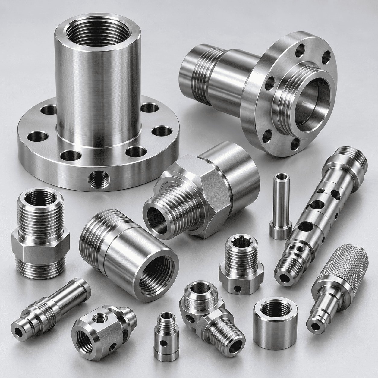 Custom threaded stainless part