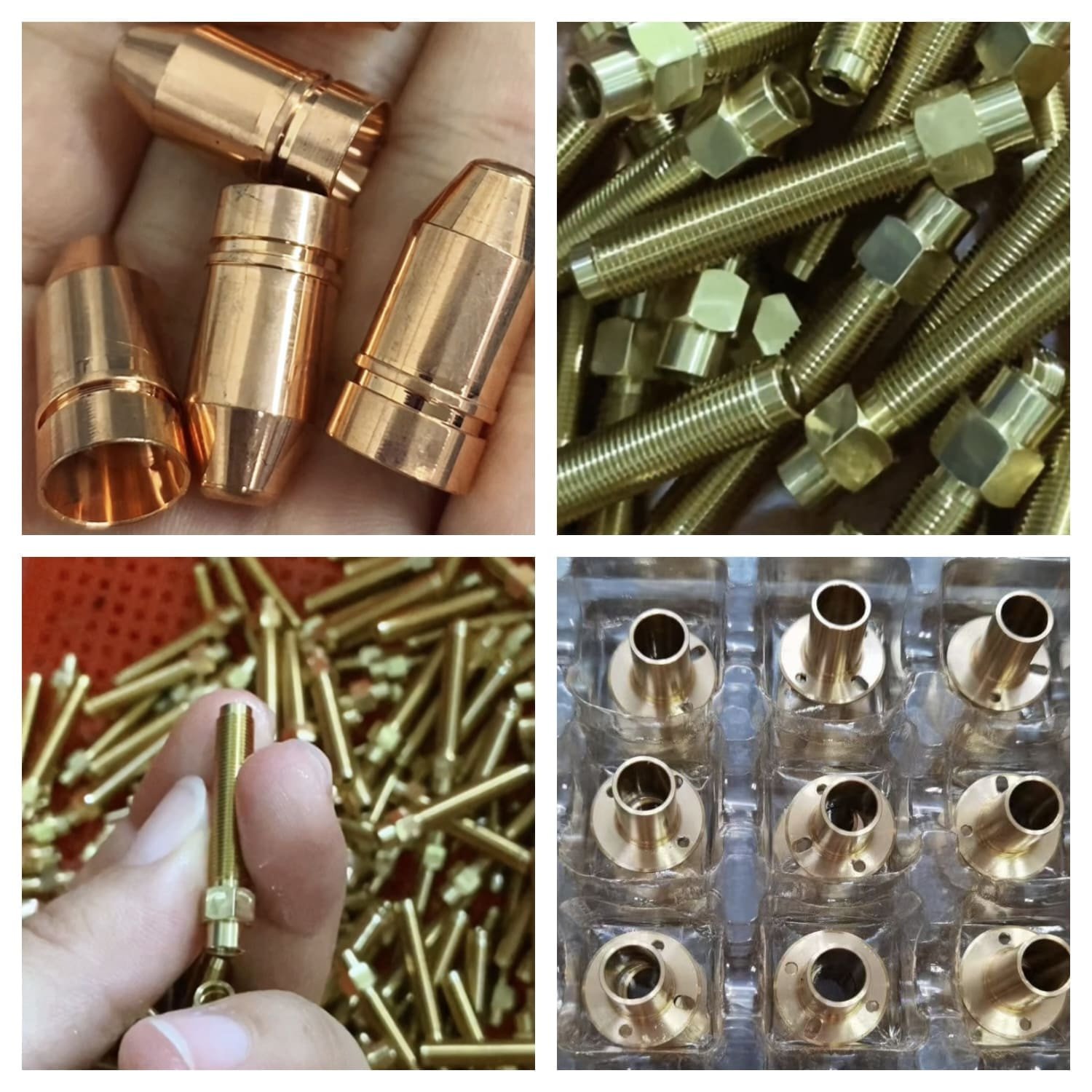 Precision threaded inserts, CNC nuts, and machined fittings