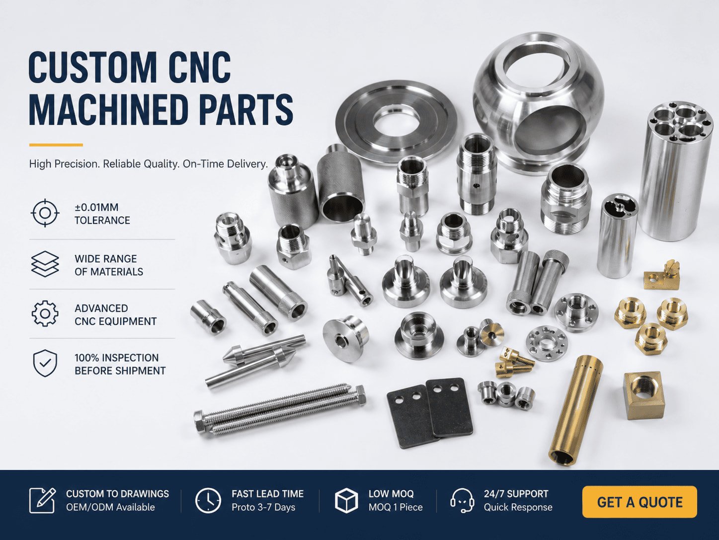 CNC stainless steel machining process