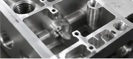 Manifold block cross hole internal inspection