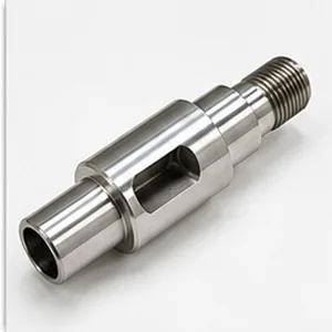 Machined shaft with flat
