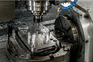 Multi-side indexed CNC machining for cross holes