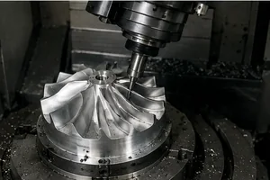 5 Axis CNC Milling on complex geometry
