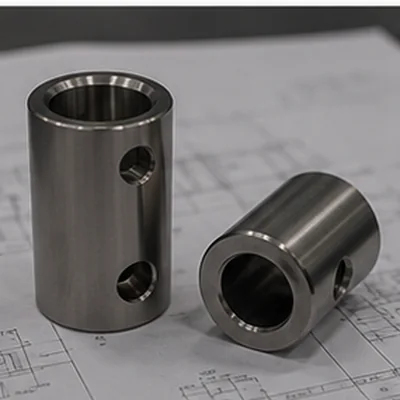 Aluminum flanged sleeve