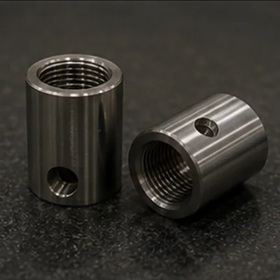 Cross drilled guide sleeve