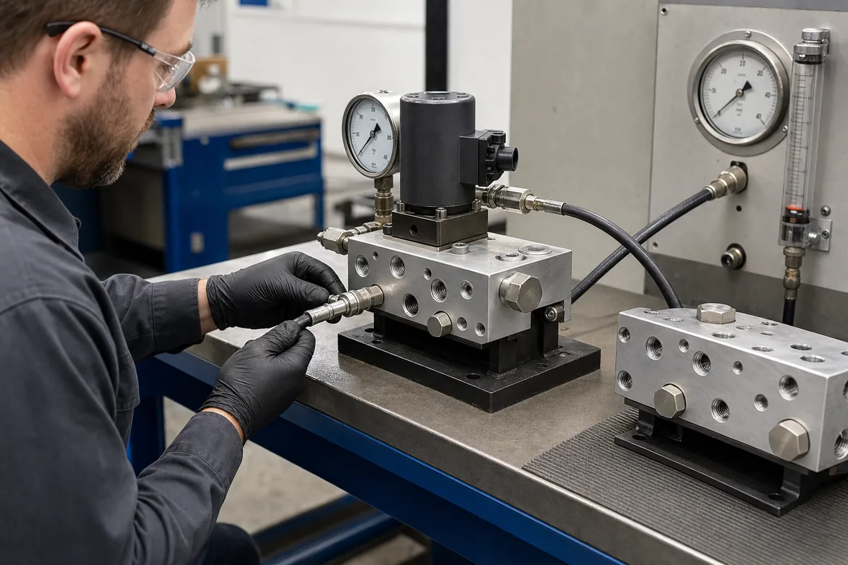 Fluid control CNC parts