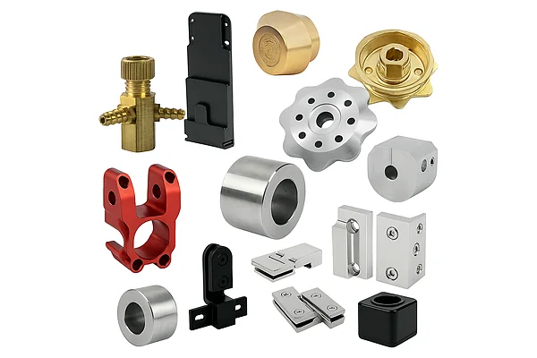 Hydraulic Manifold block with cross holes and threaded ports