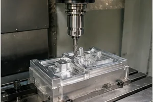 Simple 3-axis machined plate