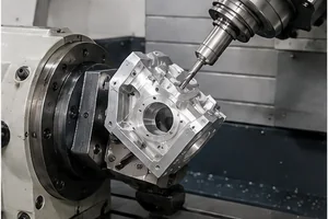 Indexed multi-side machined part