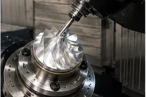 Complex 5-axis machined component