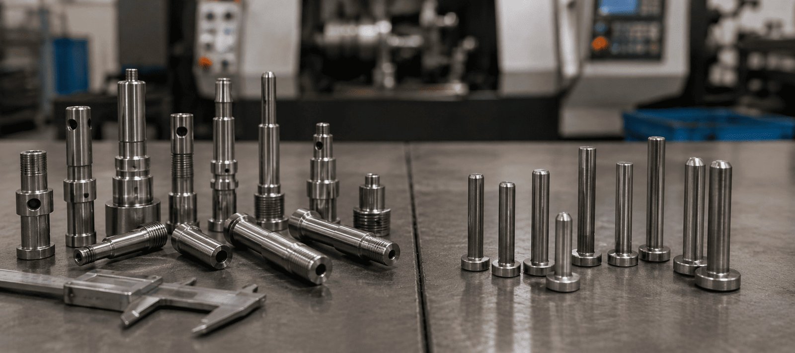 Comparison between bar stock CNC machining and wire forming for pins
