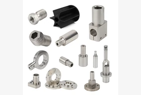 Custom precision threaded pins with male and female threads