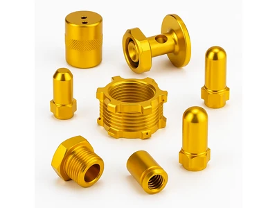 Brass Threaded Inserts & Knurled Components