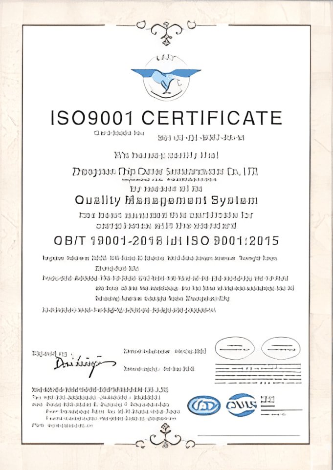 ISO9001 Certificate