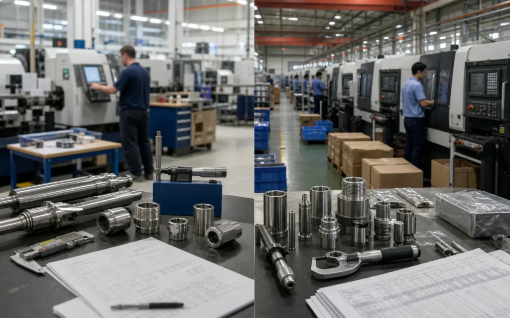 Top CNC Turning Manufacturers - US vs China Cost & Quality Comparison