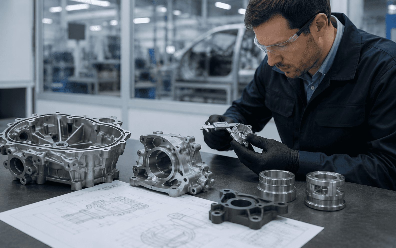 Automotive OEM CNC machined parts manufactured to customer drawings