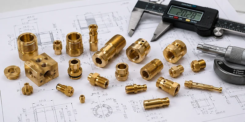 CNC Swiss turning brass bar