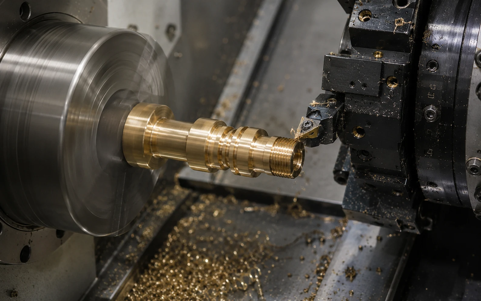 Brass rods marked for different grades