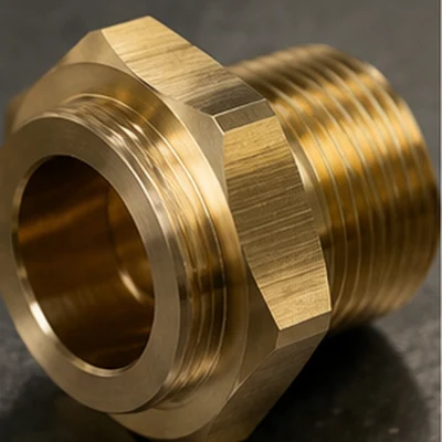Brass knurled insert