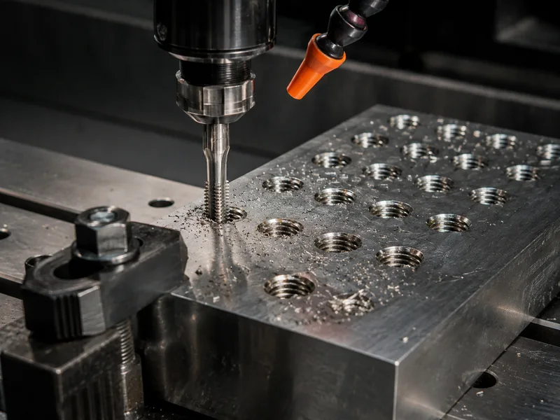 Thread gauge inspection of internal threads
