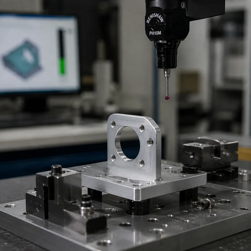 CMM Inspection of Bracket Hole Pattern