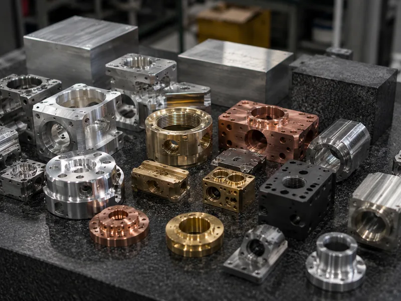 CNC Machining Material Samples