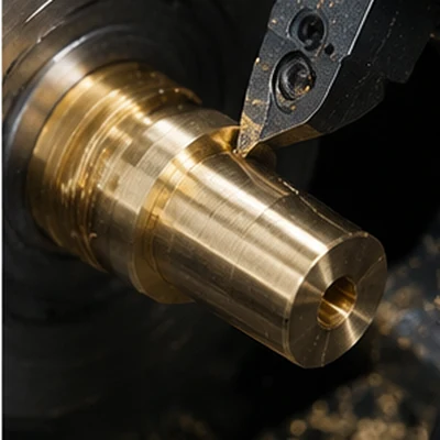 Brass milled block