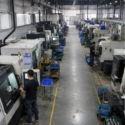 LuckyHXS CNC turning factory floor
