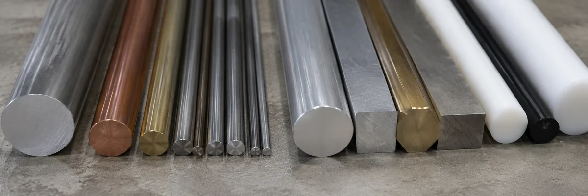 CNC turning materials for custom turned parts supplier