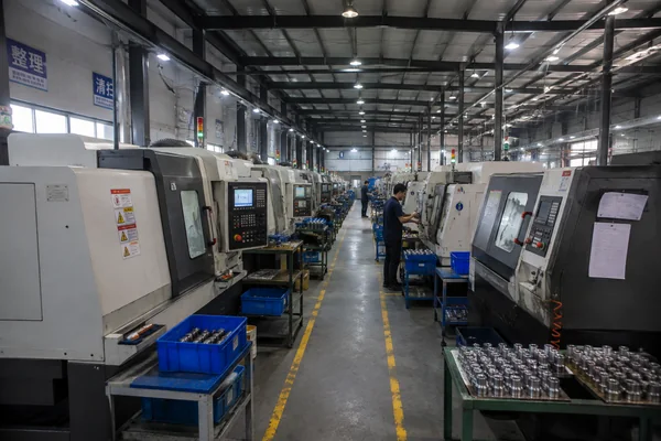 CNC turning process bar stock to turned part