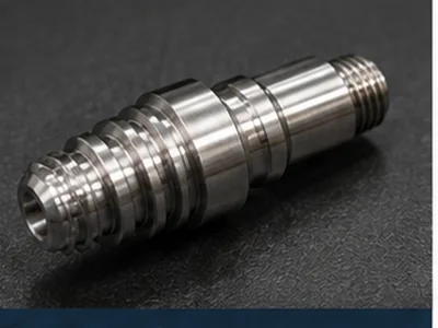 Stepped motor shaft