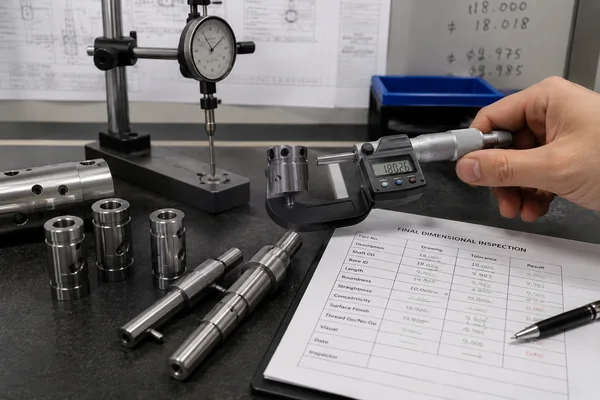 As-machined vs Finished valve components
