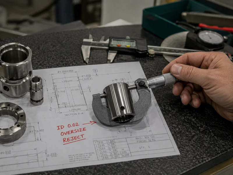Exploded engineering scene showing sleeve, shaft, and housing assembly