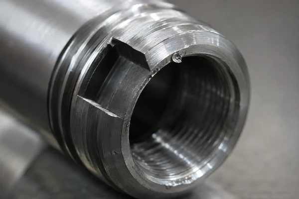 Macro inspection of internal cross-hole burr