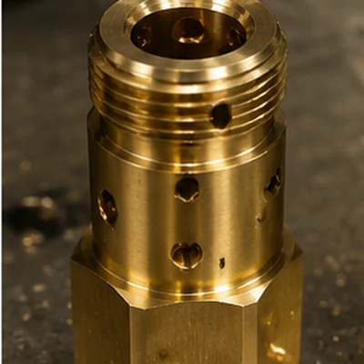 Brass sensor housing