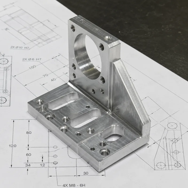 Machined Bracket Functional Zones