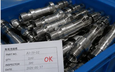 Batch quality control for repeat CNC turning orders