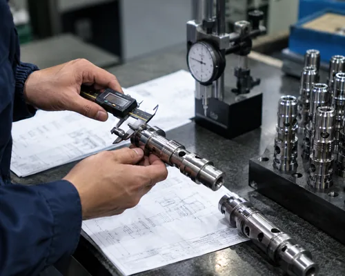 Engineering view of Spool and Sleeve alignment